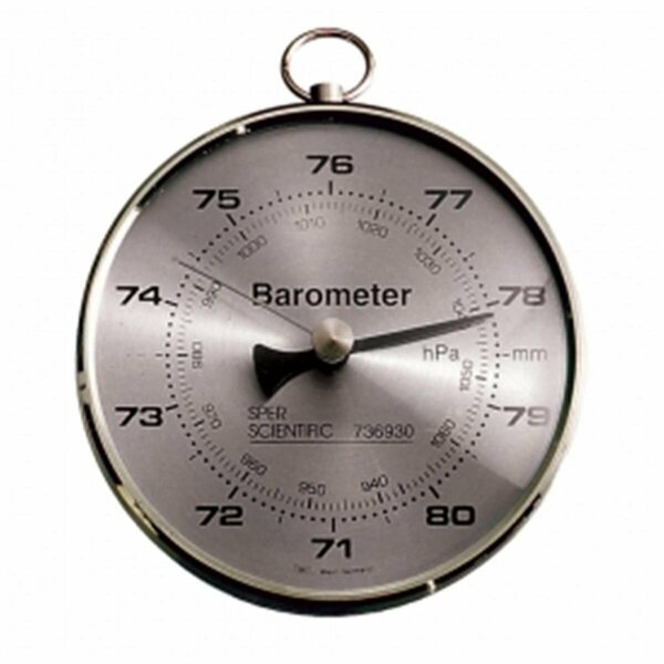 Sper Scientific Dial Barometer for Classroom, Lab, and Industrial Use SP467168